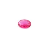 0.78 ct Oval Red Natural Ruby