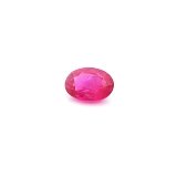 0.98 ct Oval Red Natural Ruby