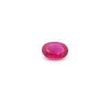 0.68 ct Oval Red Natural Ruby