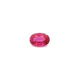 0.74 ct Oval Red Natural Ruby