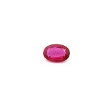 0.59 ct Oval Red Natural Ruby