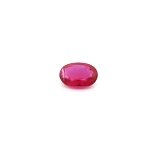 0.63 ct Oval Red Natural Ruby