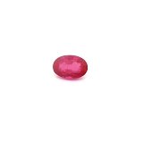 0.80 ct Oval Red Natural Ruby