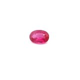 0.71 ct Oval Red Natural Ruby