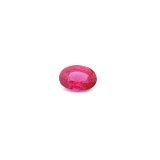 0.63 ct Oval Red Natural Ruby