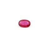 0.45 ct Oval Red Natural Ruby
