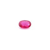 0.72 ct Oval Red Natural Ruby