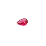 0.46 ct Pear Red Natural Ruby