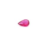 0.42 ct Pear Red Natural Ruby