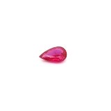 0.45 ct Pear Red Natural Ruby