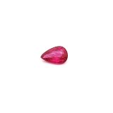 0.51 ct Pear Red Natural Ruby