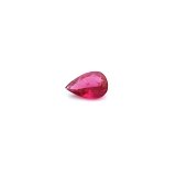 0.46 ct Pear Red Natural Ruby