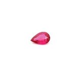 0.46 ct Pear Red Natural Ruby