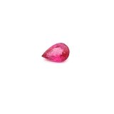 0.52 ct Pear Red Natural Ruby