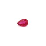 0.69 ct Pear Red Natural Ruby