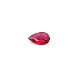 0.52 ct Pear Red Natural Ruby