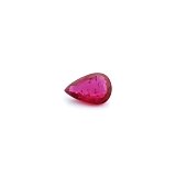 0.61 ct Pear Red Natural Ruby