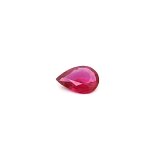 0.55 ct Pear Red Natural Ruby