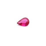 0.68 ct Pear Red Natural Ruby