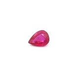 0.91 ct Pear Red Natural Ruby