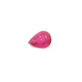0.99 ct Pear Red Natural Ruby