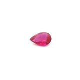 0.67 ct Pear Red Natural Ruby