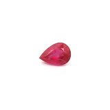 0.94 ct Pear Red Natural Ruby