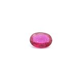0.75 ct Oval Red Natural Ruby