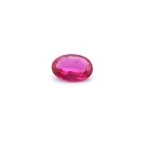 0.81 ct Oval Red Natural Ruby