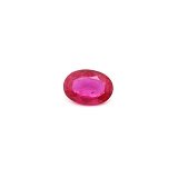 0.74 ct Oval Red Natural Ruby