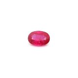 1.00 ct Oval Red Natural Ruby