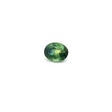 0.62 ct Oval Green Natural Sapphire