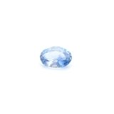 0.82 ct Oval Blue Natural Sapphire