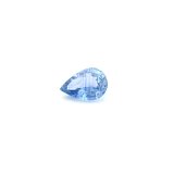 0.68 ct Pear Blue Natural Sapphire