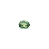 0.63 ct Oval Green Natural Sapphire