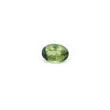 0.76 ct Oval Green Natural Sapphire