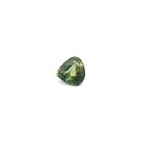 0.57 ct Pear Green Natural Sapphire