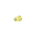 0.48 ct Pear Yellow Natural Sapphire