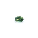0.61 ct Oval Green Natural Sapphire
