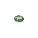 0.76 ct Oval Green Natural Sapphire