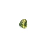 0.62 ct Pear Green Natural Sapphire