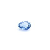 0.89 ct Pear Blue Natural Sapphire