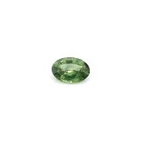 0.75 ct Oval Green Natural Sapphire