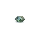0.65 ct Oval Green Natural Sapphire