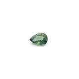 0.57 ct Pear Green Natural Sapphire