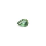 0.63 ct Pear Green Natural Sapphire
