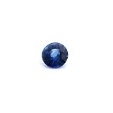 0.87 ct Round Blue Natural Sapphire