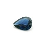 2.30 ct Pear Blue Natural Sapphire