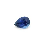 2.02 ct Pear Blue Natural Sapphire