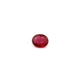 0.44 ct Oval Red Natural Ruby